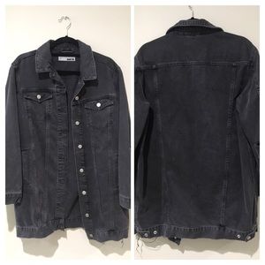 Topshop Moto black denim jacket